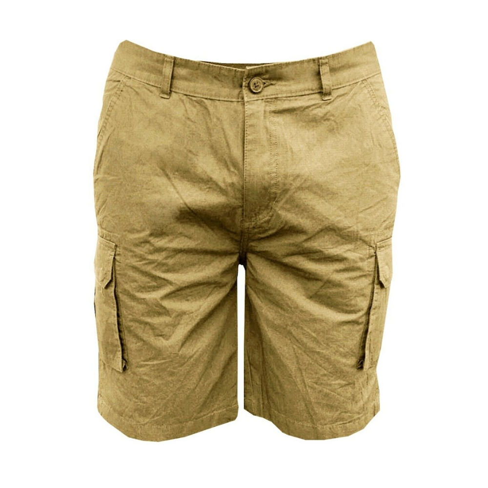 Cargo Half Pant for Men Brown
