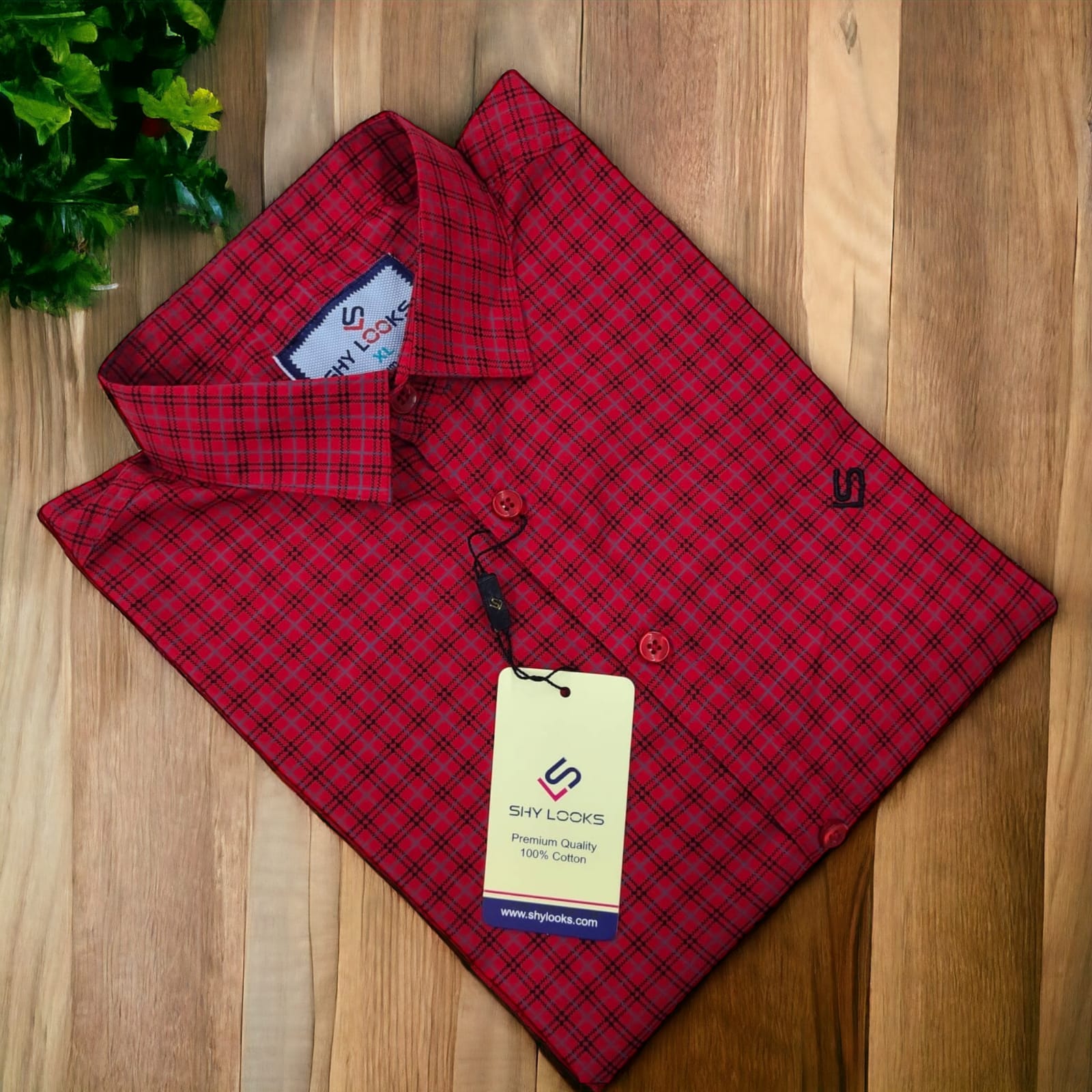 Cotton full Sleeve Check Shirt  For Men - Multicolor - OP552