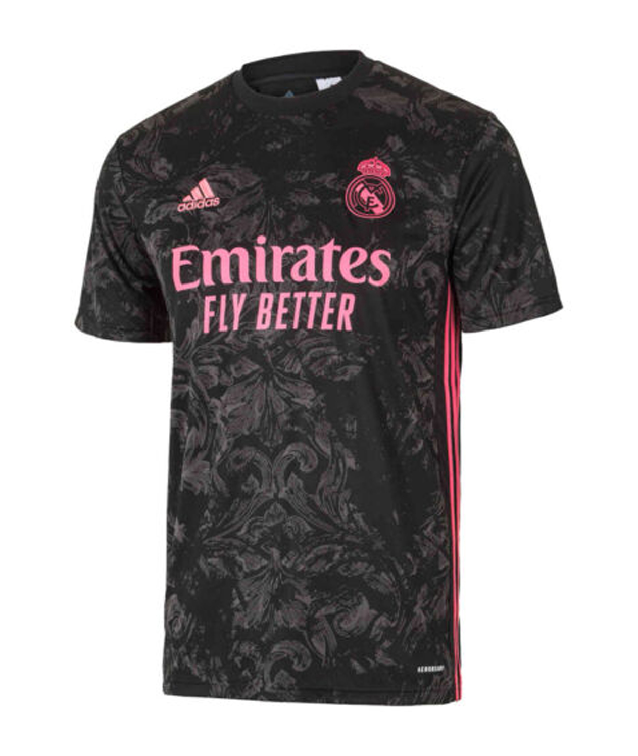 Polyester Real Madrid Jersey - Black Ash