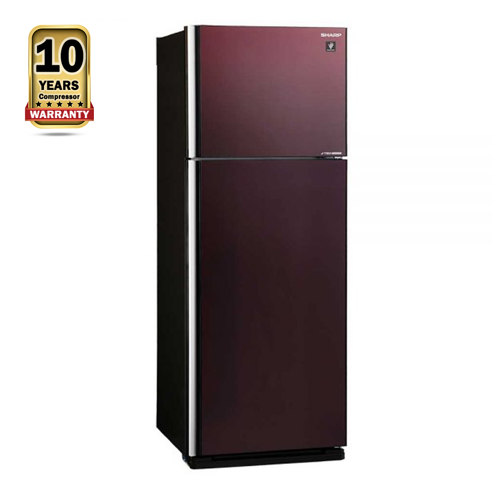 Sharp SJ-EX495P-BR Inverter Refrigerator - 428 Liter - Brown