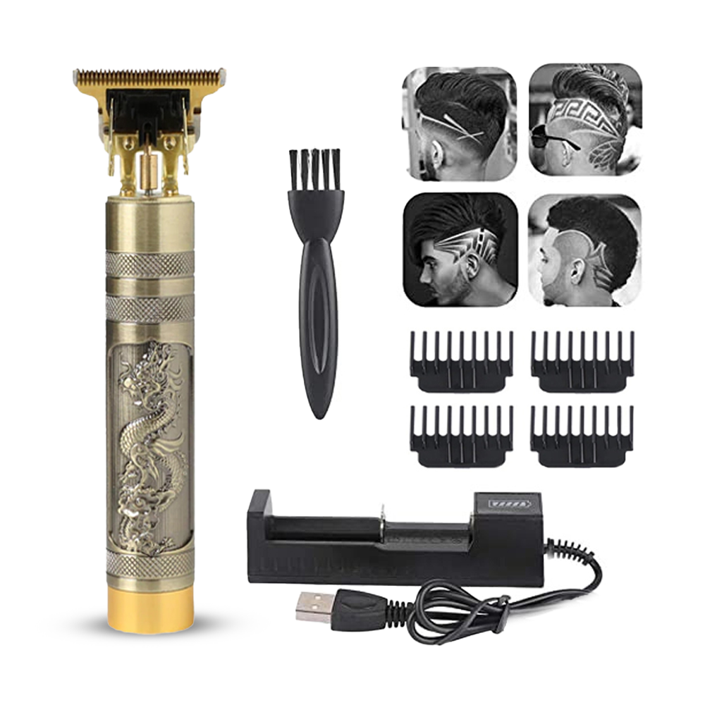 Vintage T9 Hair Cutting Machine Hair Trimmer - Golden