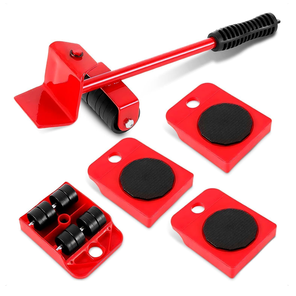 Furniture Move Roller Tools - Red and Black 