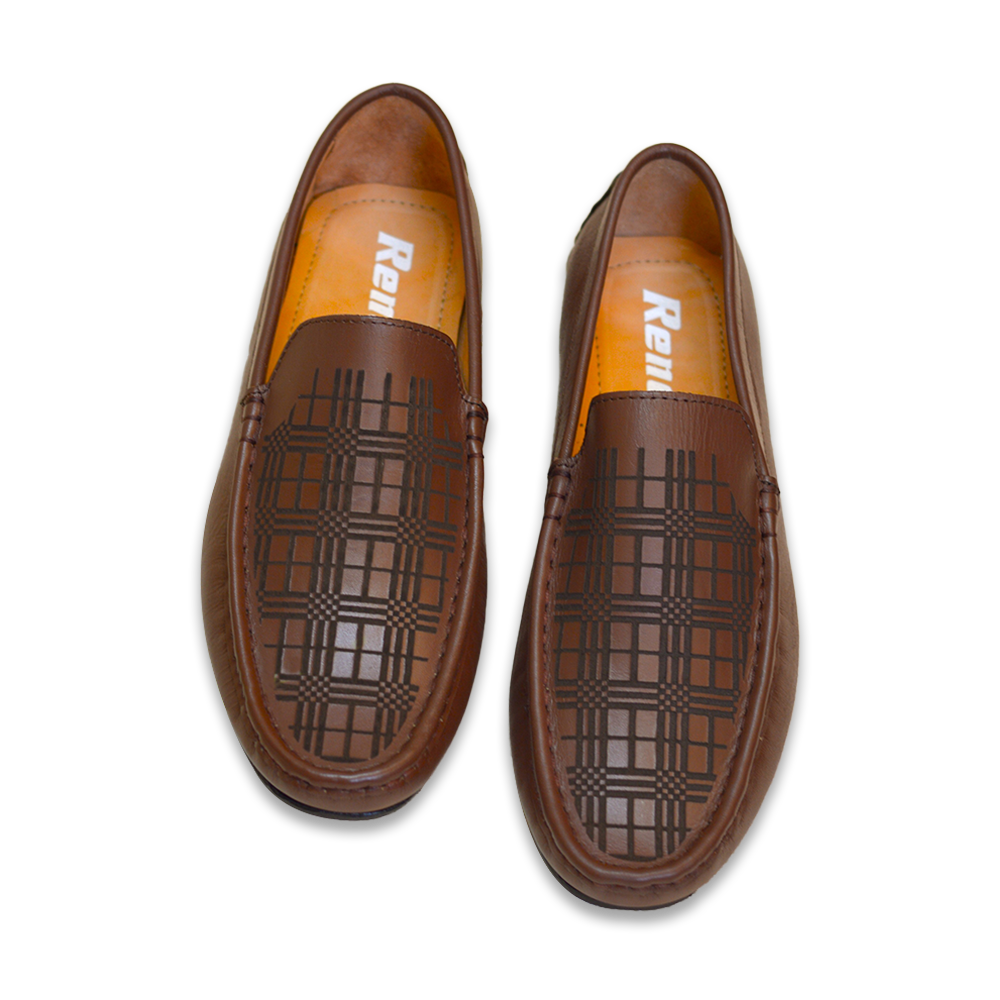 Reno Leather Loafer For Men - RL3024 - Brown