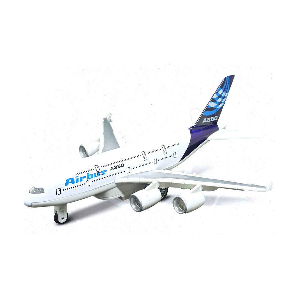 Metal Diecast Airbus Airplane With Light and Music - 157474938