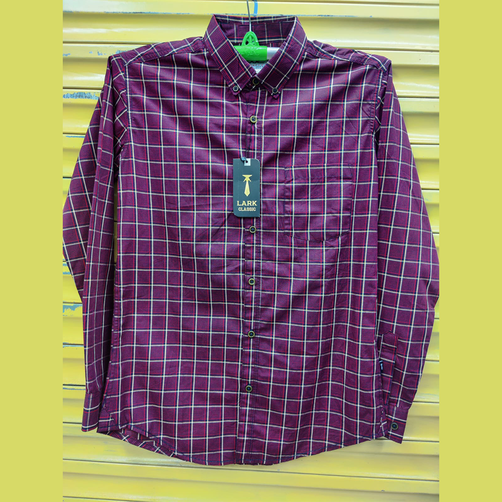 Cotton Full Sleeve Casual Shirt For Men - Multicolor - SRT 2106