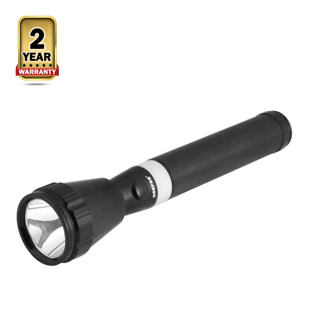 Geepas GFL51030 Rechargeable LED Flashlight - Black