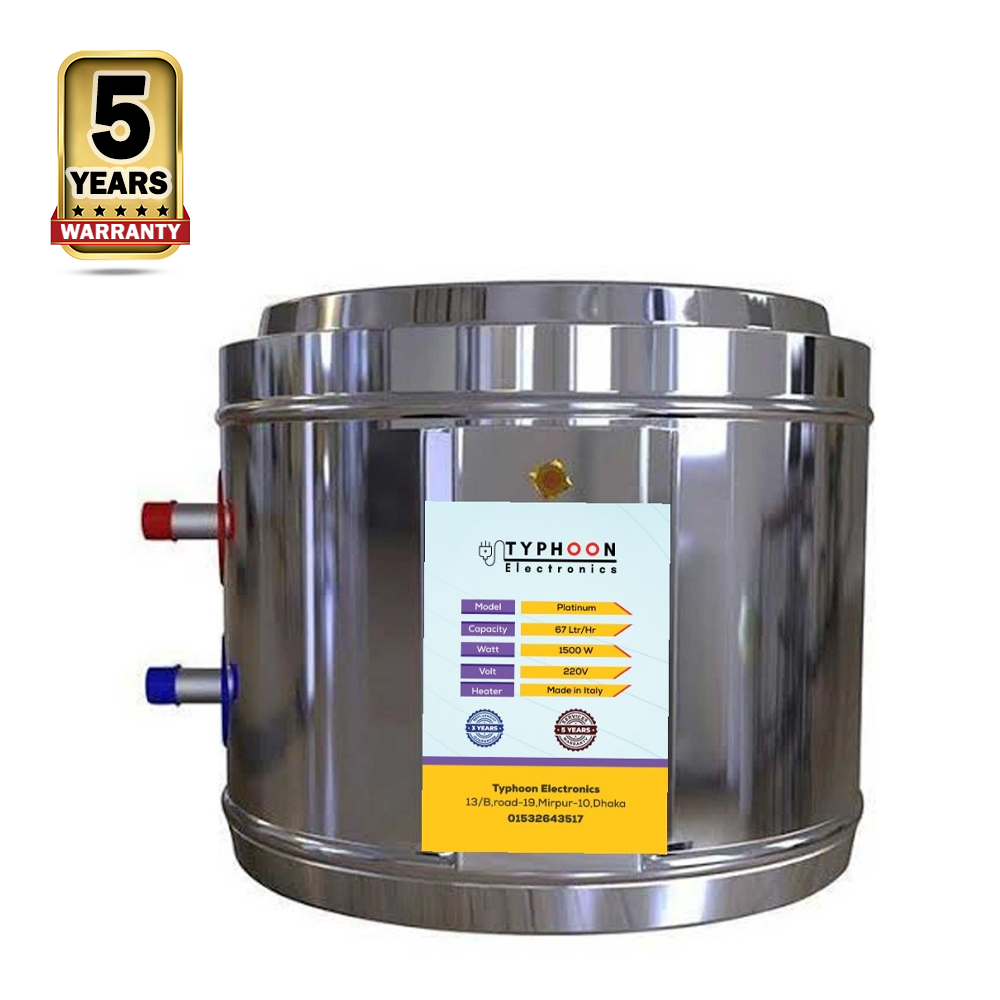 Typhoon Geyser Platinum - Silver - 67 Litre