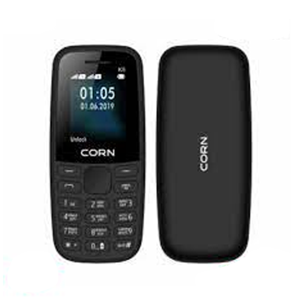 Corn B181 Dual Sim Feature Phone - Black 