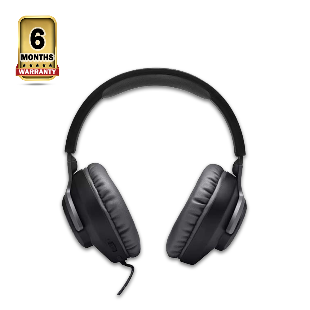 JBL Quantum 100  Wired Over-Ear Gaming Headphones - Black
