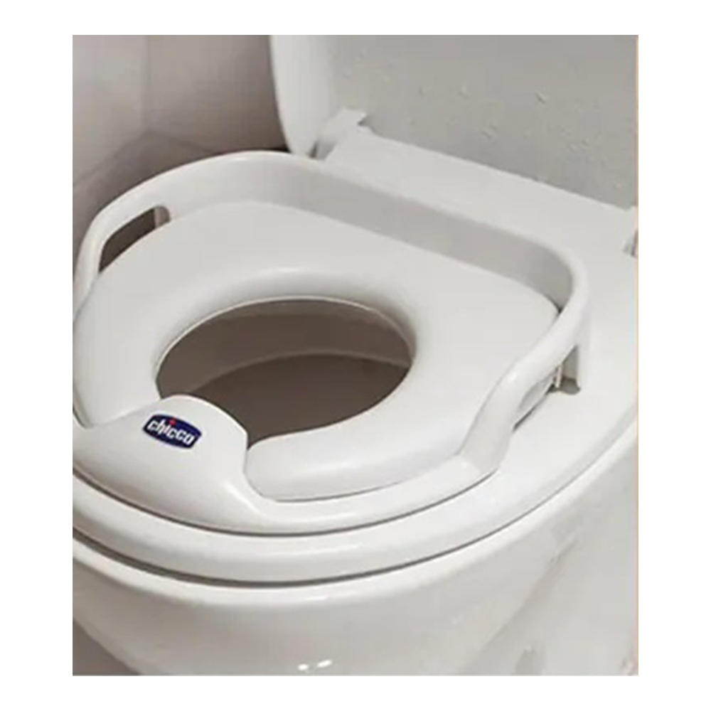 Chicco Soft Baby Toilet Potty Seat - White - seatcover_chicco_w