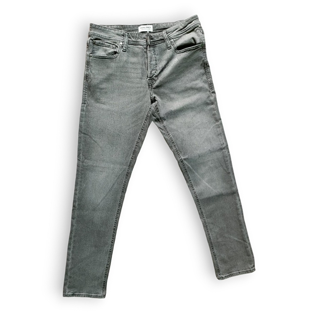 Cotton Denim Jeans Pant For Men - Ash