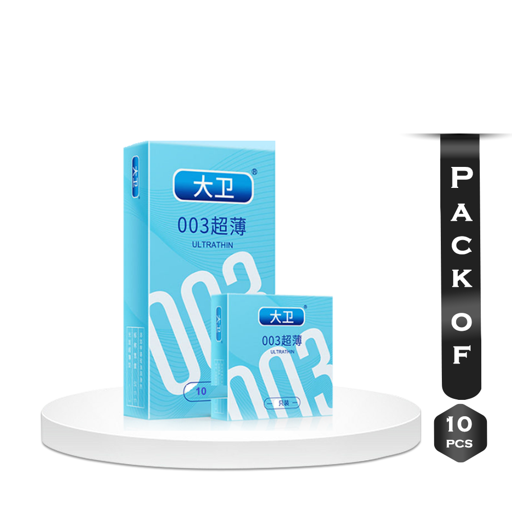 Pack of 10 Pieces 003 Ultra Thin Condom