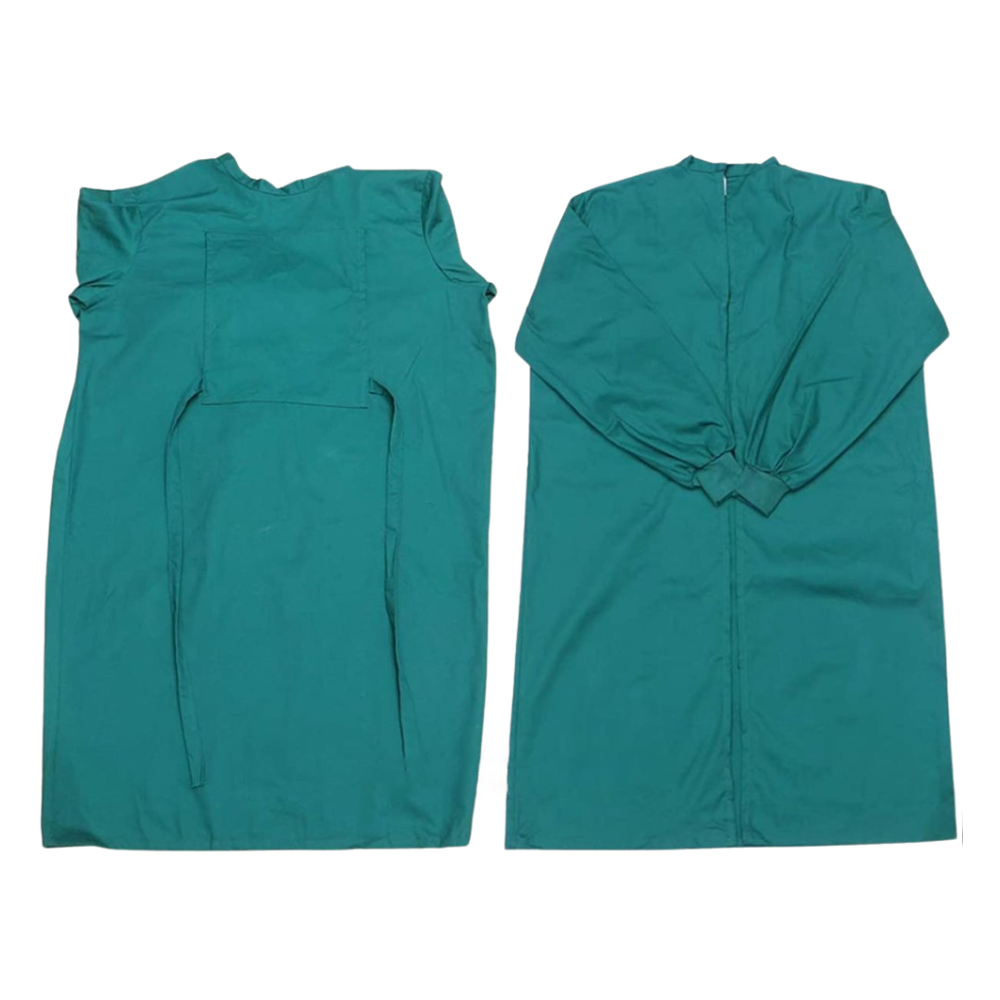 Cotton Apron for Students And Doctors - Dark Green - Apron 202411