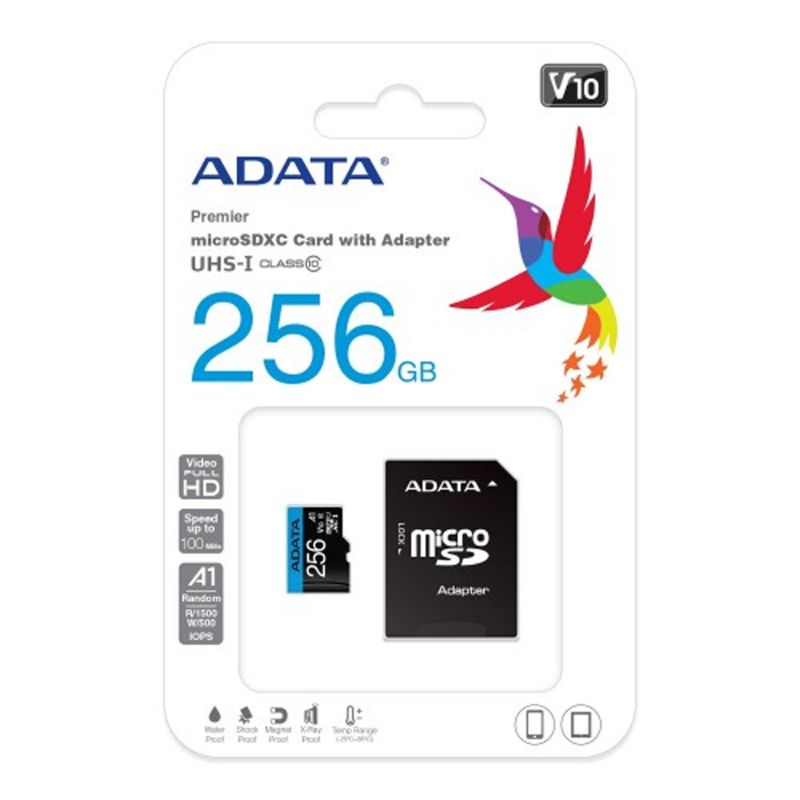 Adata Premier 256GB MicroSDXC UHS -I Memory Card