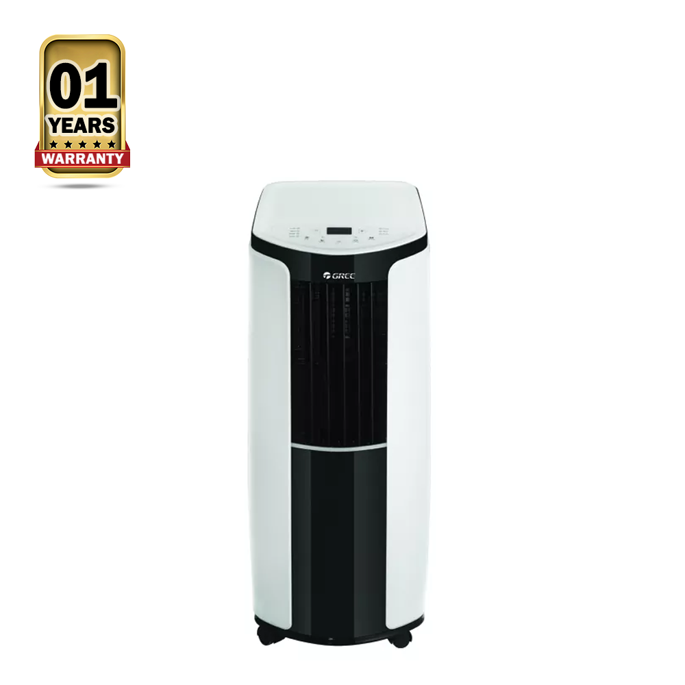 Gree GP-12NLF410 Portable Air Conditionar - 1 Ton - Black And White