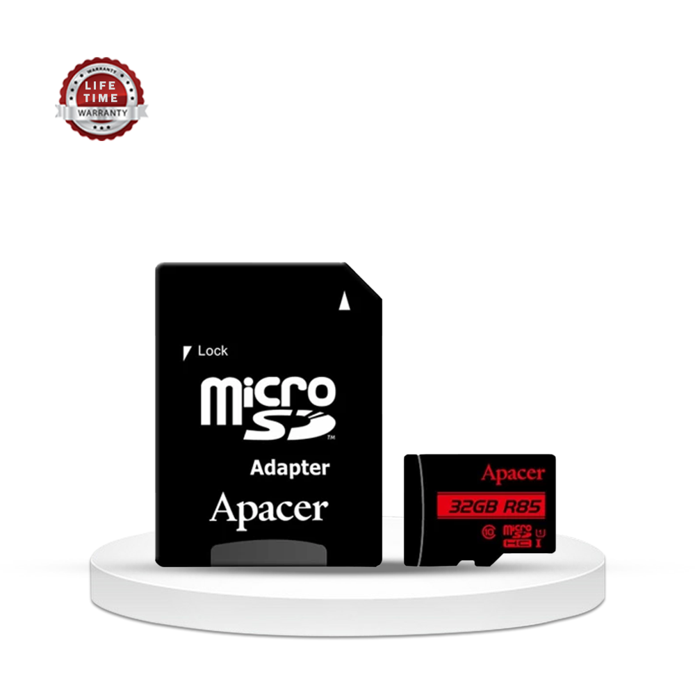 Apacer R85 Micro SDHC UHS-I U1Class10 Memory Card With Adapter- 32GB 