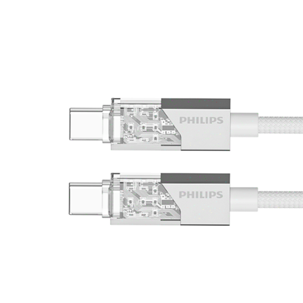 PHILIPS DLC5031CW Type-C to Type-C Cable - 1M - Multicolor