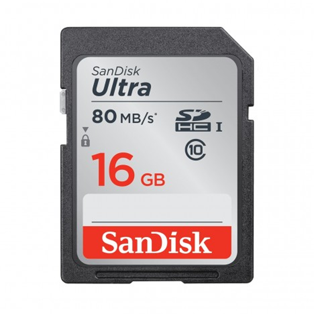 SanDisk Ultra SDHC/SDXC Memory Card - 16GB