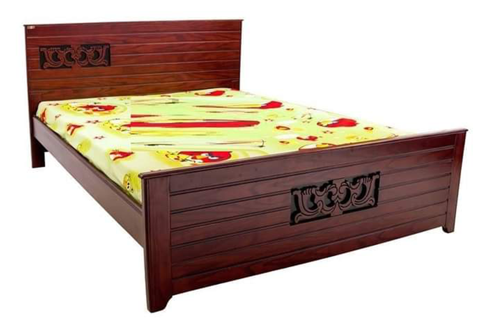 Canadian Process Wood Bed - Coffee - BD03