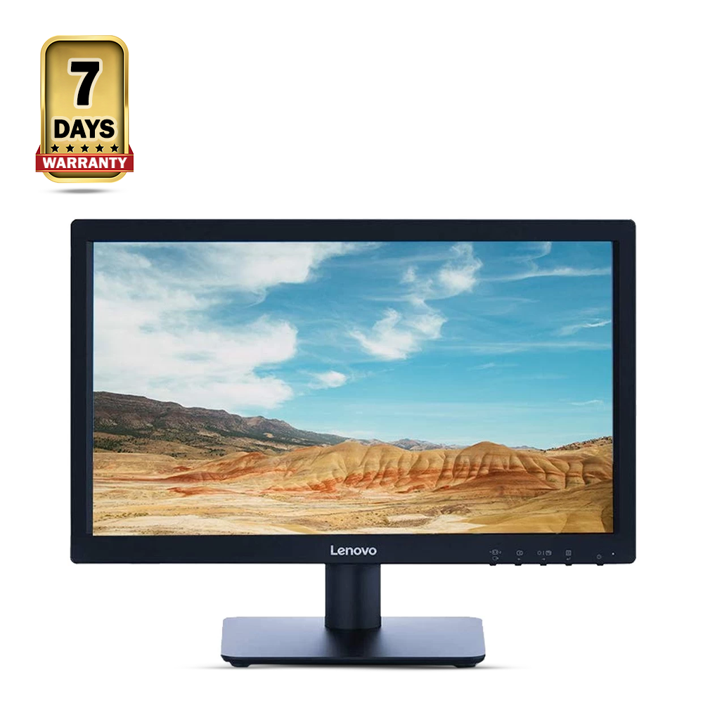 Lenovo D19-10 HD HDMI VGA Monitor - 18.5 Inch - Black