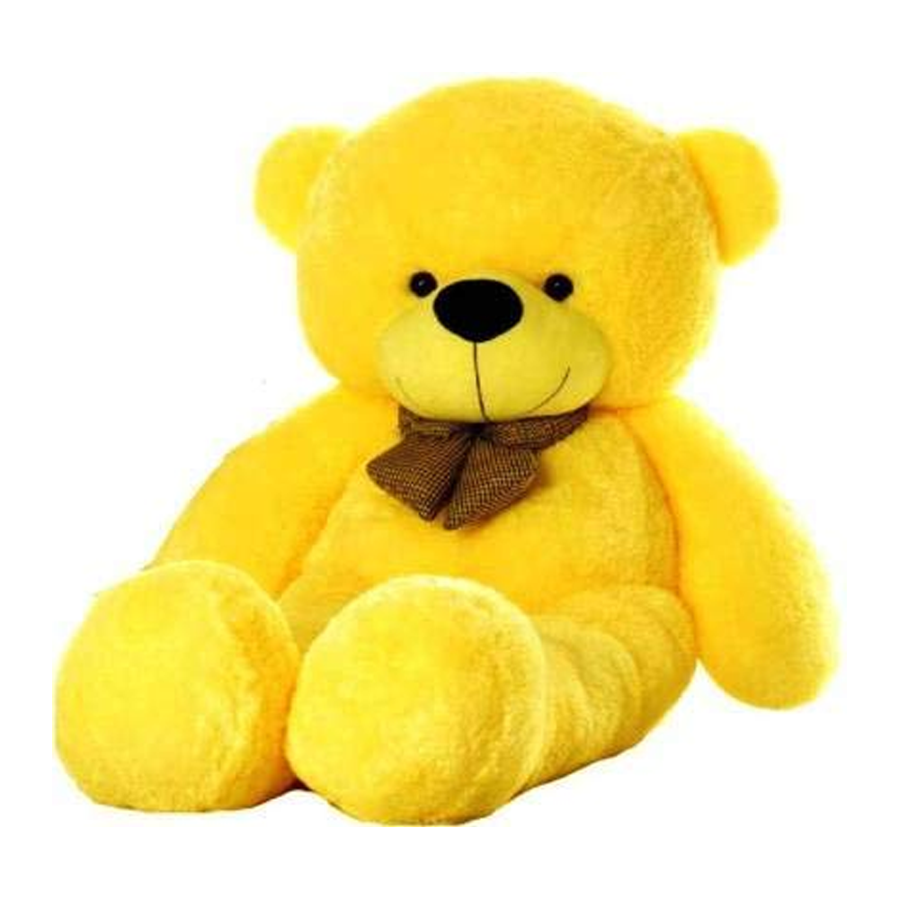 Extra Large Big Teddy Bear 3.5 Feet - Yellow