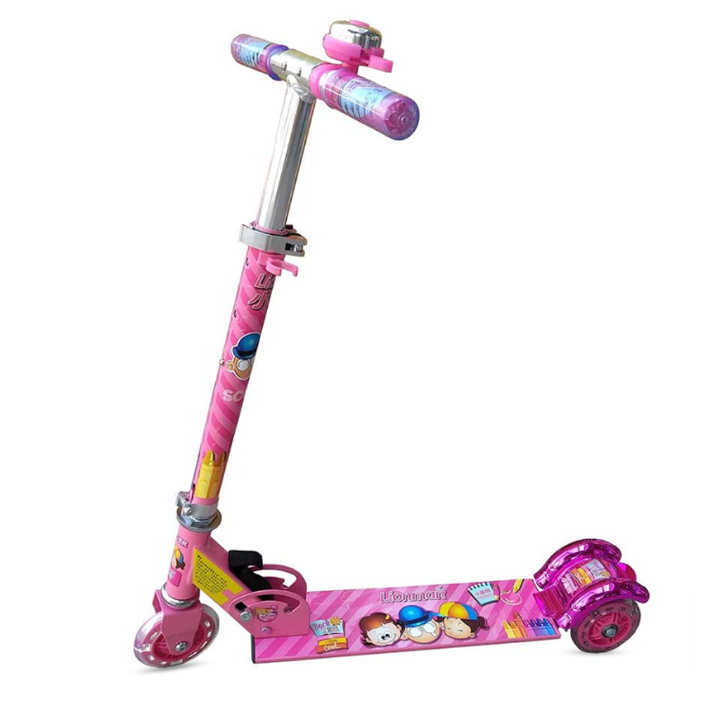 Kick Scooter For Kids With Lighting System and Ring Bell 