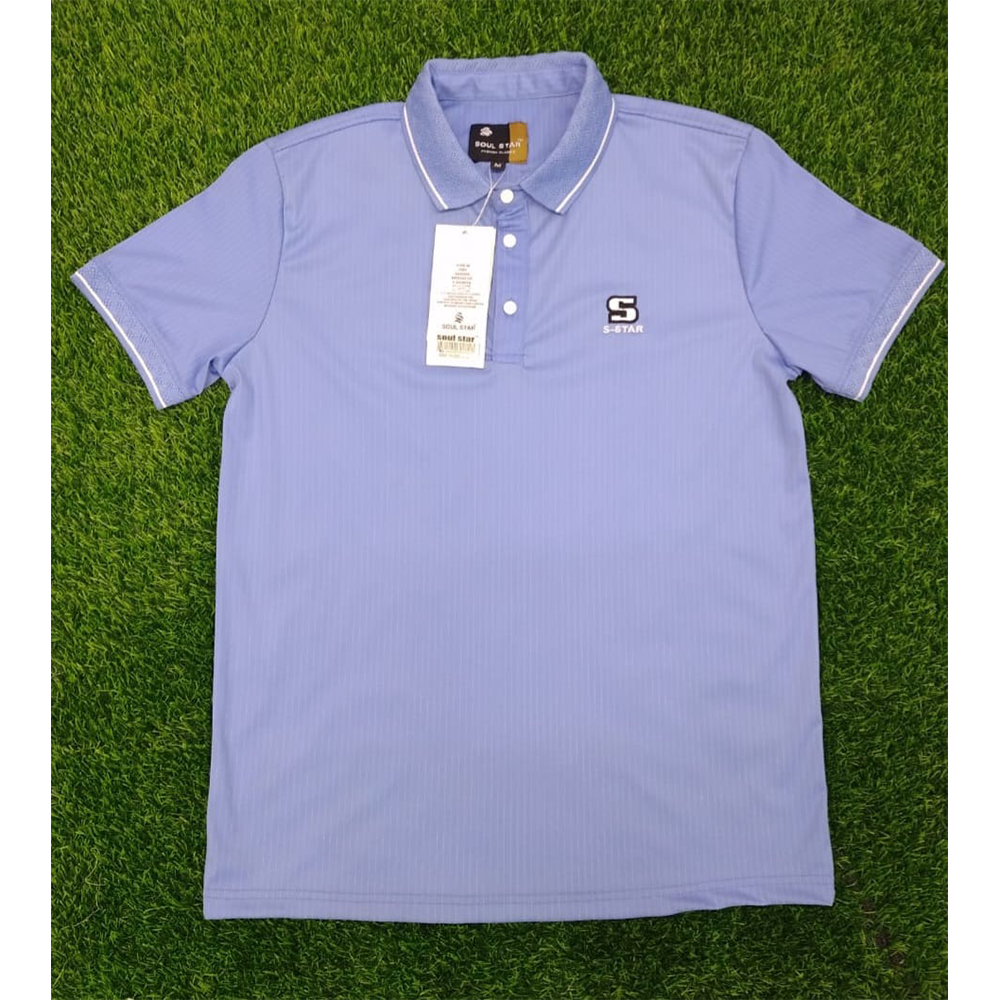 Cotton Polo T-Shirt For Men - Purple