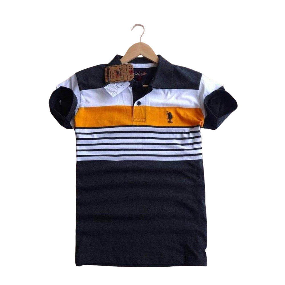 Cotton Polo Shirt for Men - Multicolor - TC-08