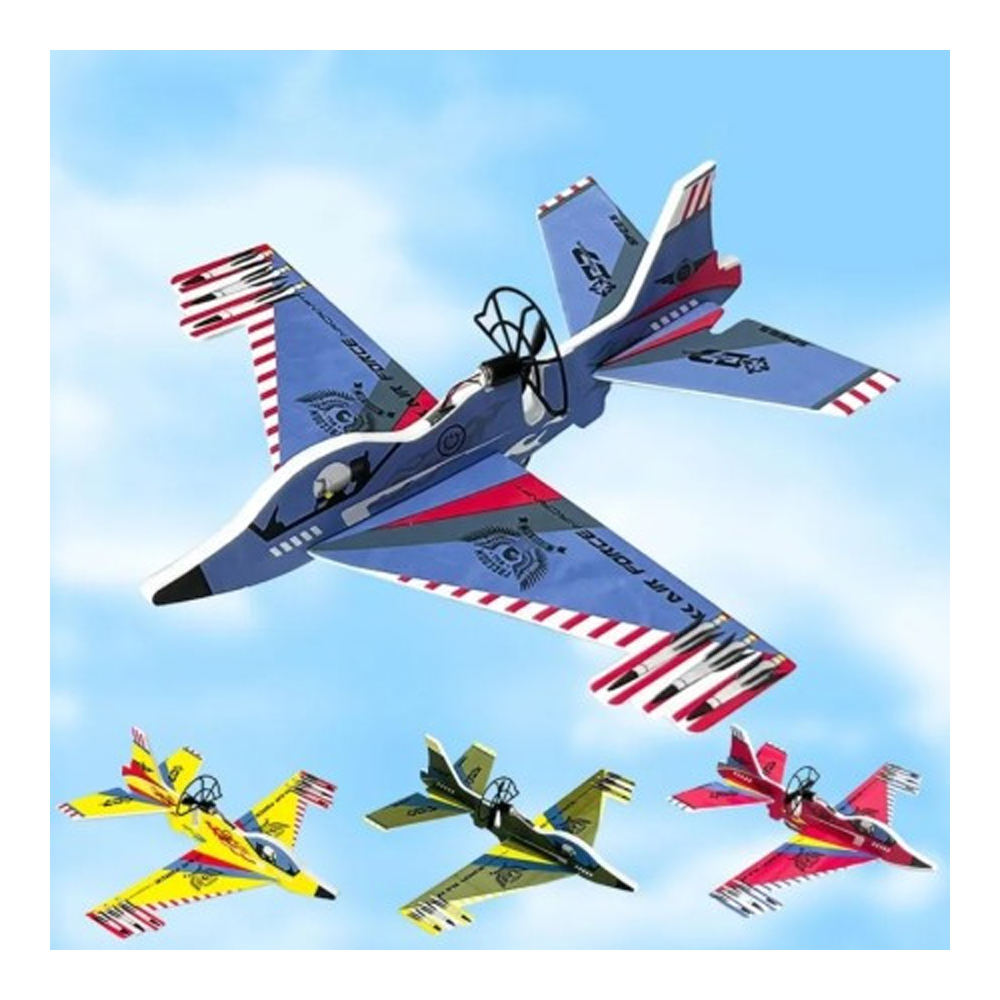 Hand Throw Flying Glider Planes Flying Toy Plane for Kids - Multicolor 
