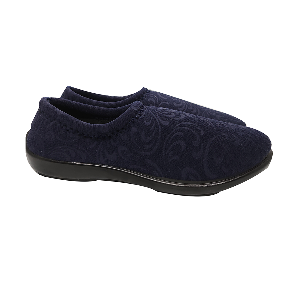 Walkaroo Black Belly Shoe For Ladies 4961BLU - Black