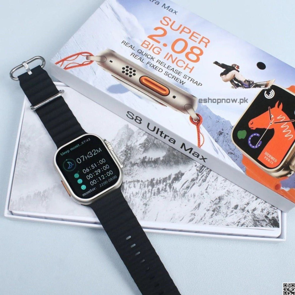 S8 Ultra Max Smart Watch - Black