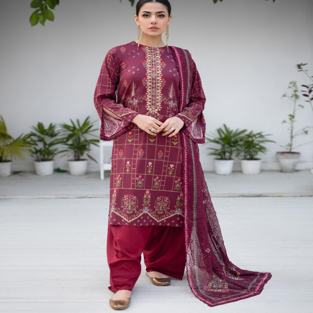 RUHAY SUKHAN Vol- 1 2024 Unstitched Three Piece Collection - A04