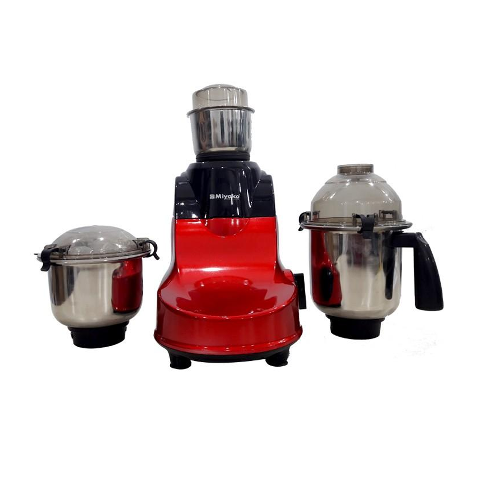 Miyako Three In One Red Horse Electric Blender - 1100W - Red And Silver