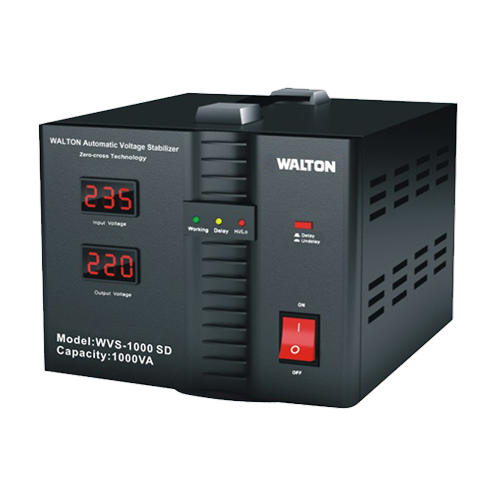 Walton WVS-1000 SD Automatic Voltage Stabilizer - 100-280V