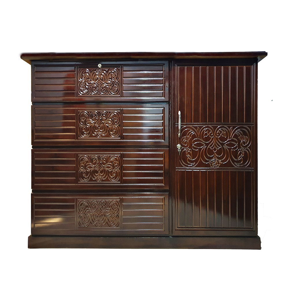 Malaysian Processed Wood Wardrobe - 4*5 Feet