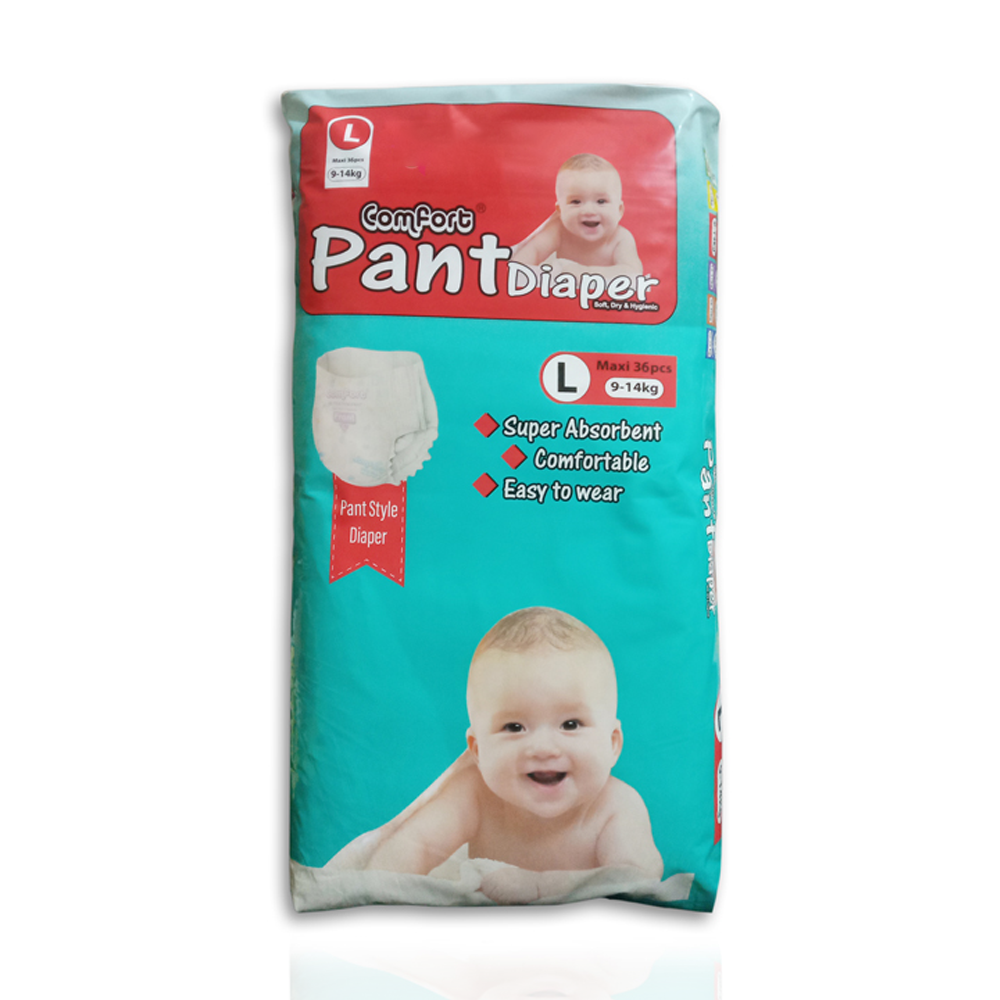 Comfort Large Pant Diapers - 9-14Kg - 36 Pcs