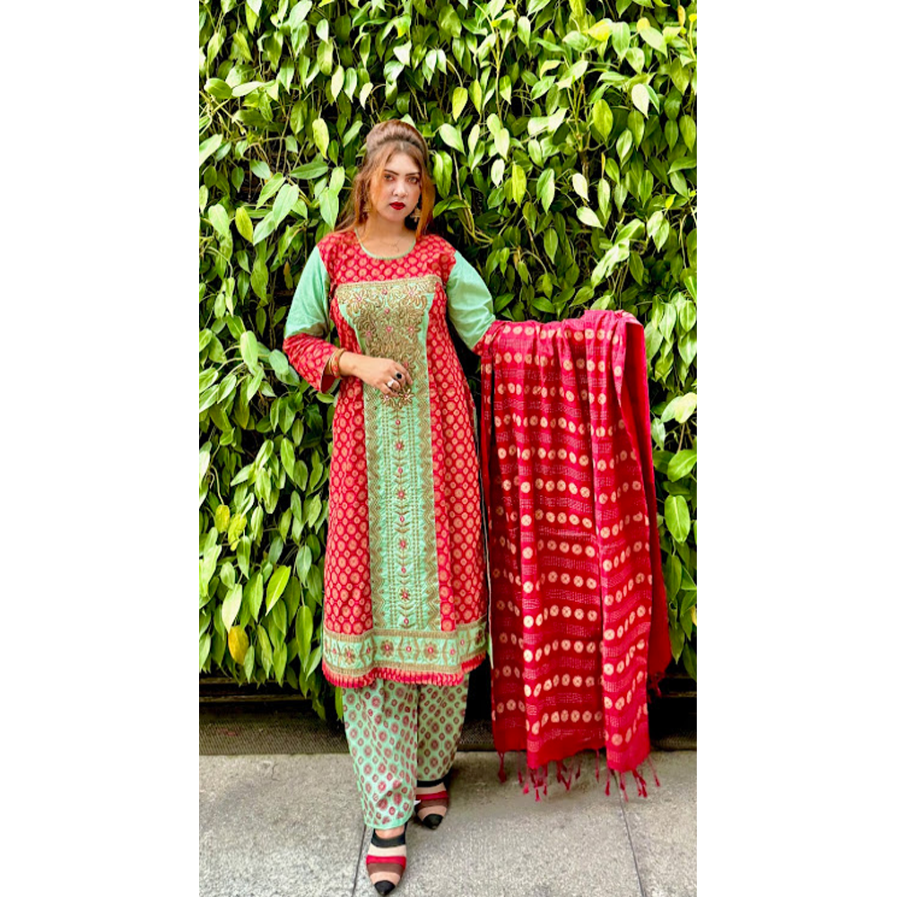 Aarong Cotton Pori Salwar Kameez For Women