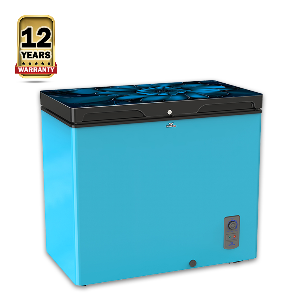 Walton WCF2T5-GDEL-XX Freezer - 205 Liter - Blue and Black 