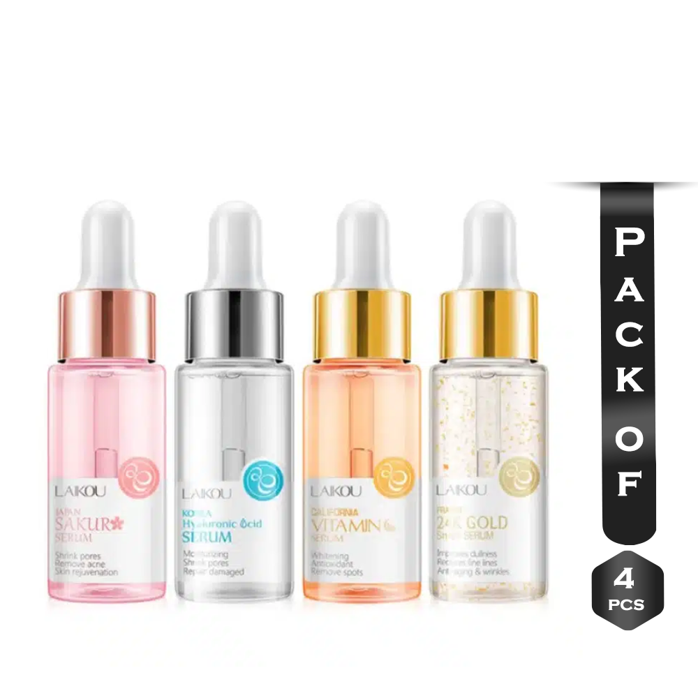 Laikou Serum for Face Skincare 4 Pcs Bundle - LB177