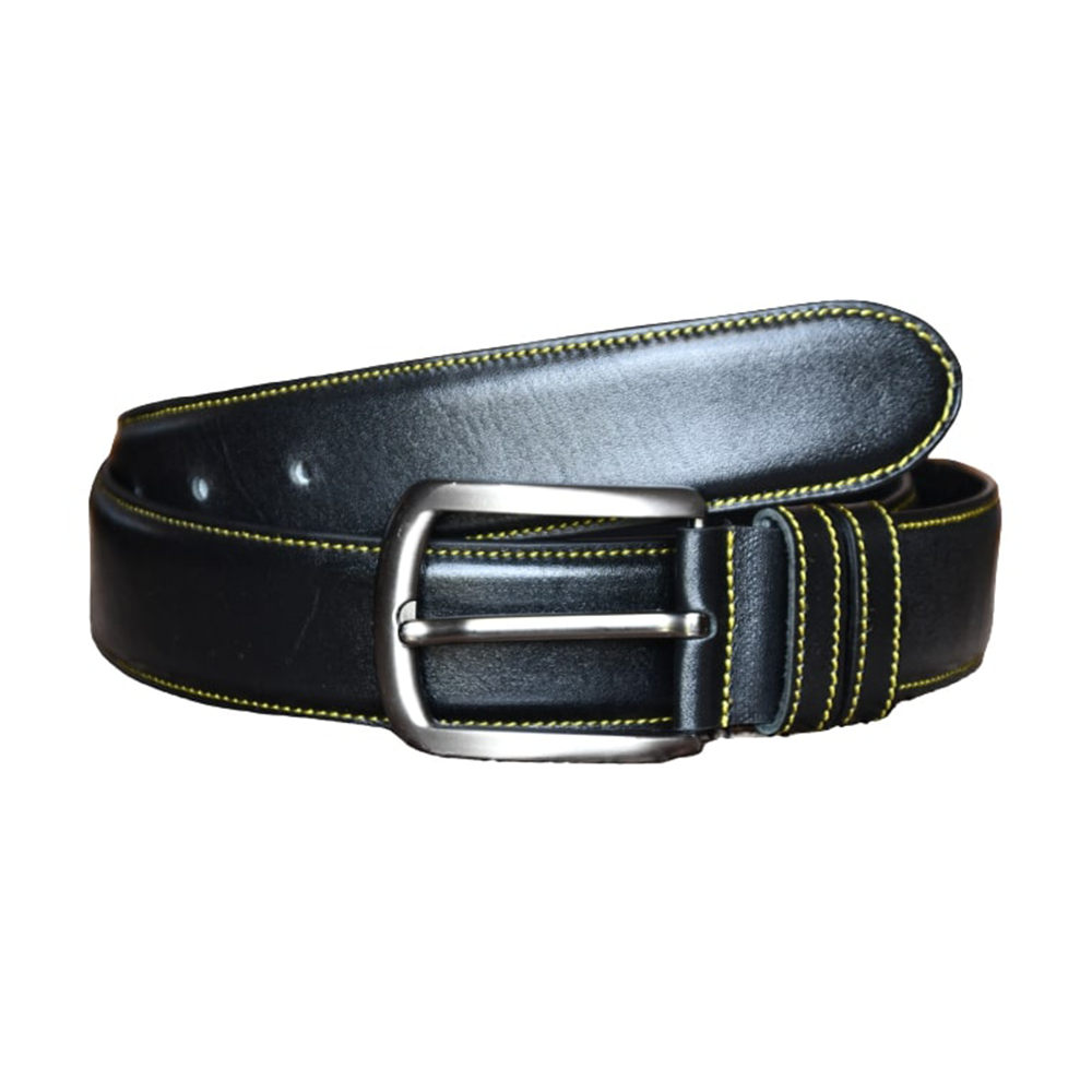 Loretta Leather Belt For Men - LLB - 0046 - Black