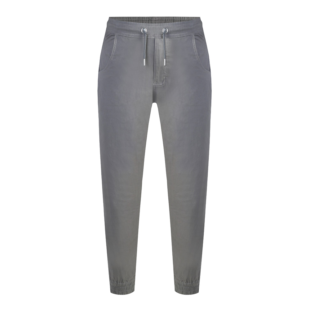 Cotton Joggers Pant For Men - Ash - OP237