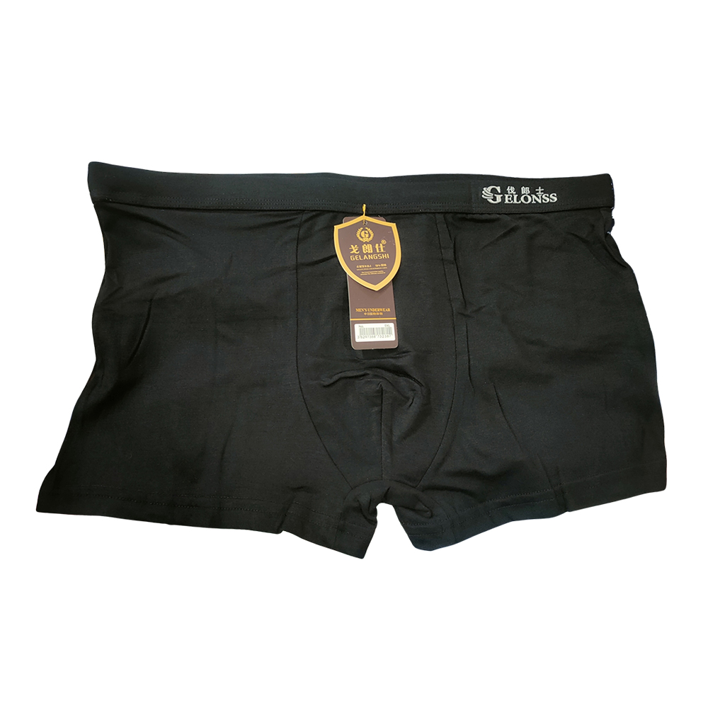 Cotton Gelonss Premium Boxer For Men - Black