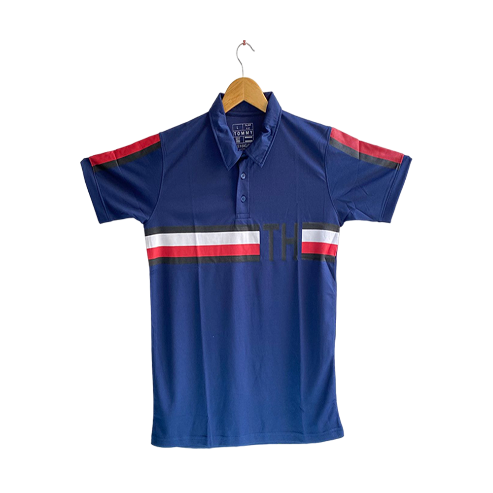 Mash Polo Shirt For Men - Navy Blue - NTOMM0PT002