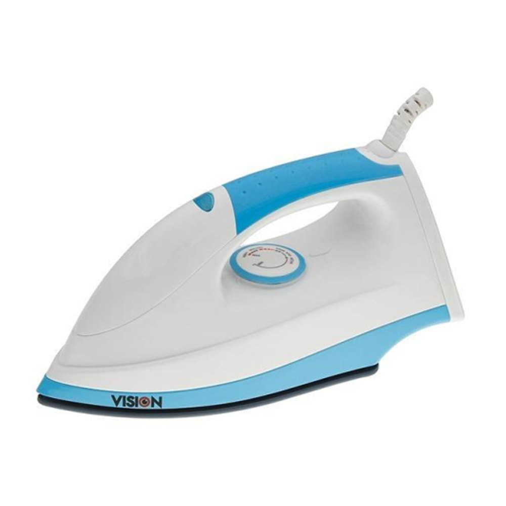 Vision VIS-YPF 633 - Electric Iron - 1000W - Blue - 94737