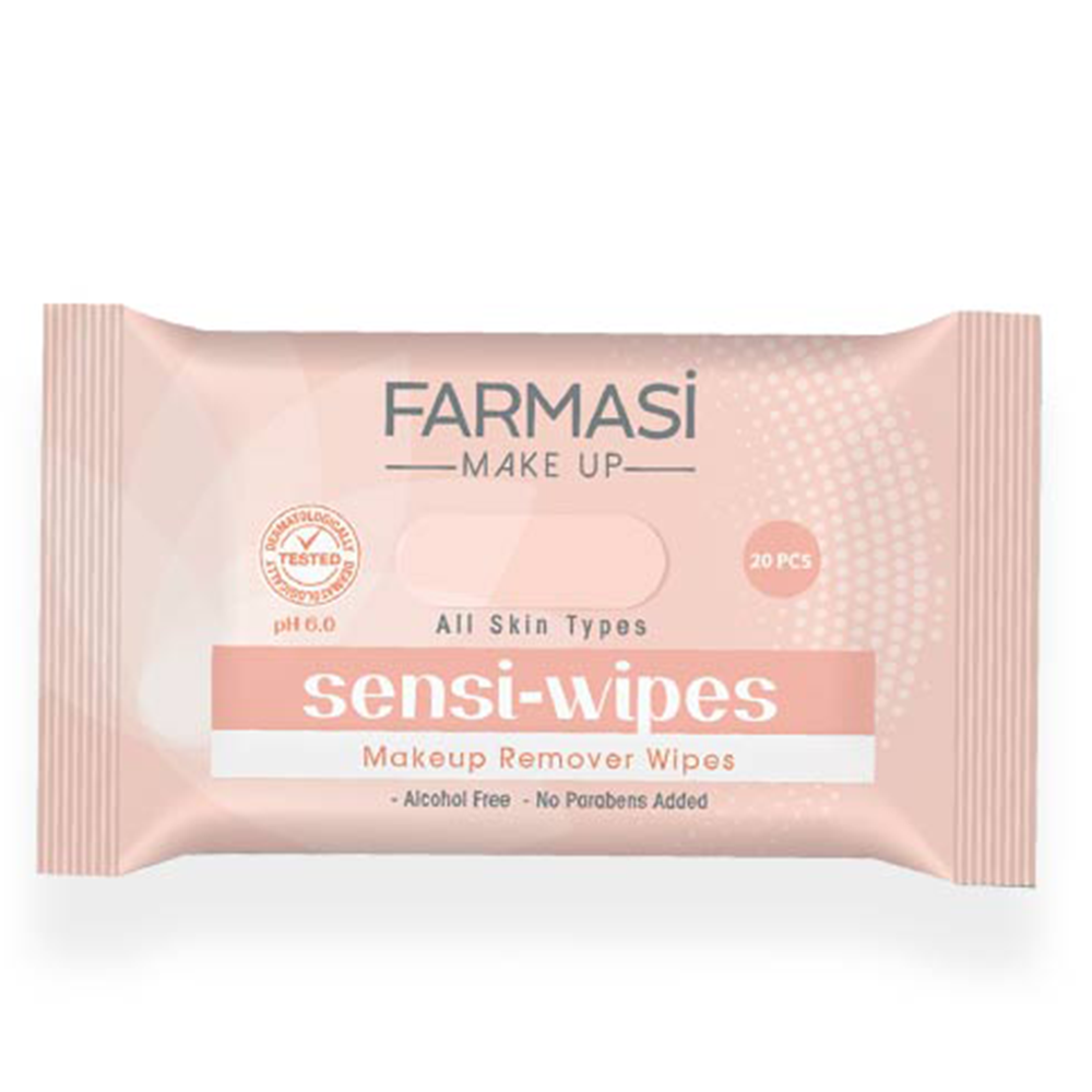 Farmasi Makeup Remover Sensi Wipes - 20 Sheets