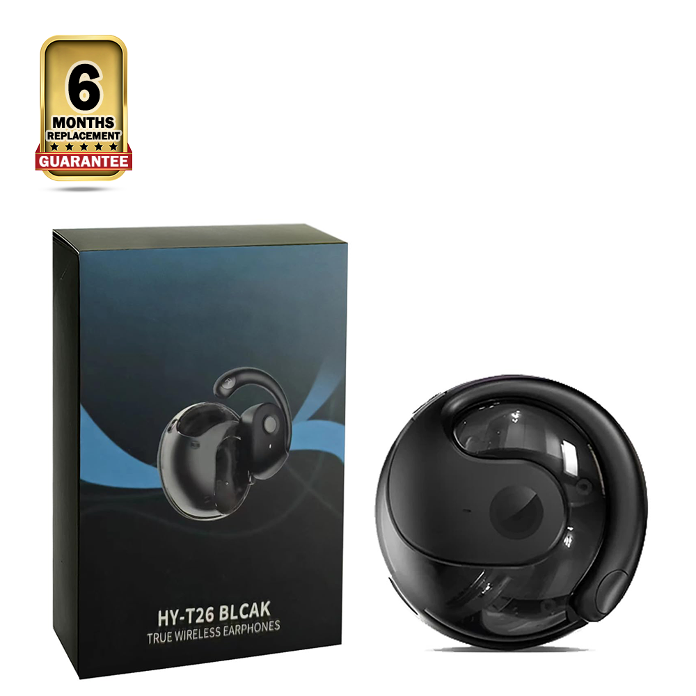 AIRMARS HY-T26 Ear-Hook Earbuds - Black - 6977425100018