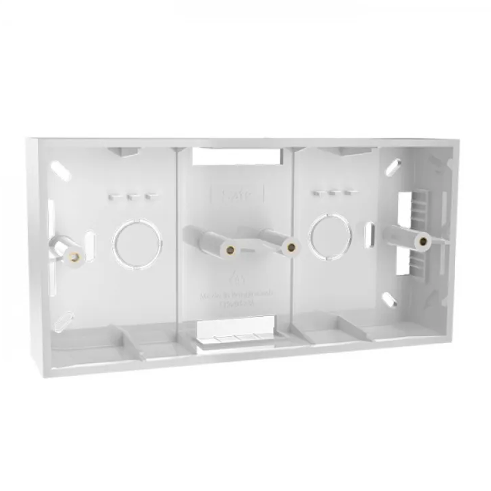 Safe 2 Gang Outer Box - White