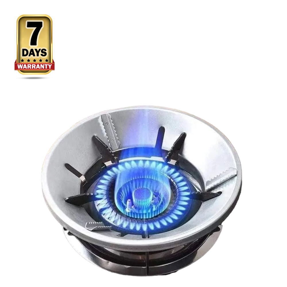 Energy Saving Ring Natural Gas Stove Cover - Silver