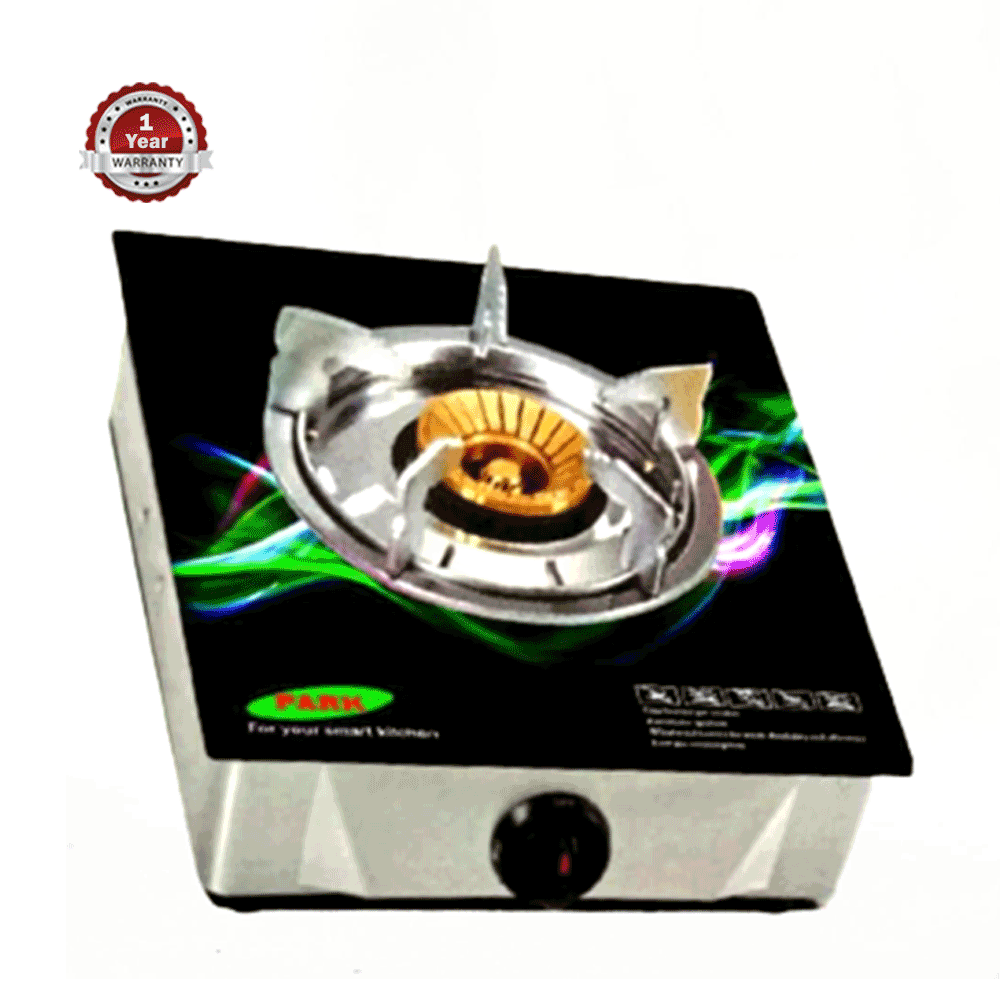 Park Deluxe Park-12 Honeycomb 95Mm 2D Tempered Glass Sigle Gas Stove