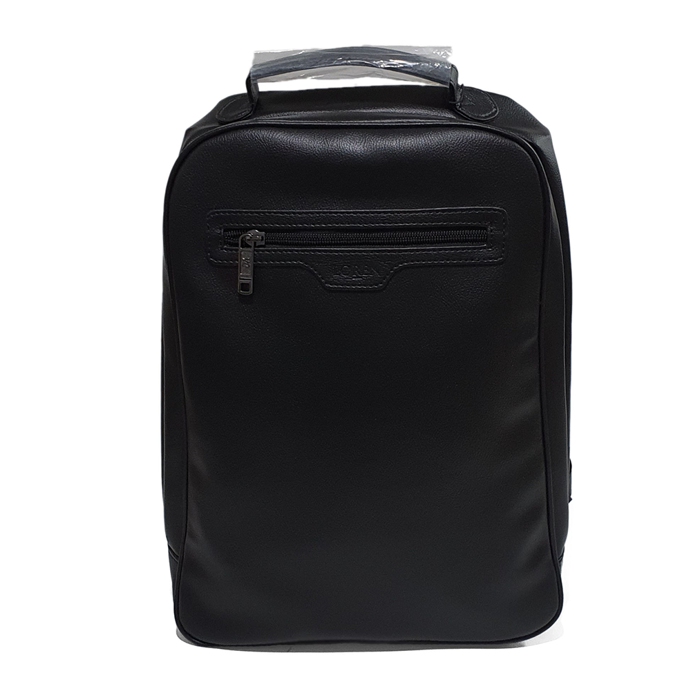 Artificial Leather Leonardo Backpack - Black